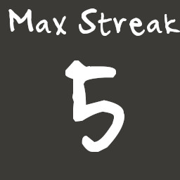 Icon for Max Streak 5