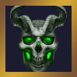 Green Horned Monster