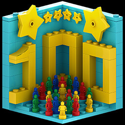 Desbloquea 100 minifiguras