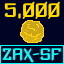 I've now amassed 5,000 gold in Zaxterion total!