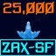 I scored 25,000 points with the Valorox ship!