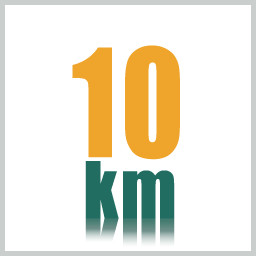 First 10 km.