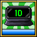 Icon for Play for 10 hours.
