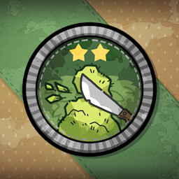 Shrubbery Vendetta: Intermediate achievement icon for Cozy Grove: Camp Spirit