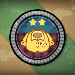 Fashionista: Intermediate achievement icon for Cozy Grove: Camp Spirit