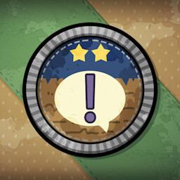 Questing: Intermediate achievement icon for Cozy Grove: Camp Spirit