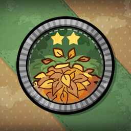 Leaf Downfall: Intermediate achievement icon for Cozy Grove: Camp Spirit