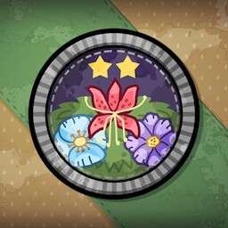 Pollen Aficionado: Intermediate achievement icon for Cozy Grove: Camp Spirit