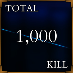 1,000 kills in total