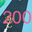 Play worm road row 200 seconds