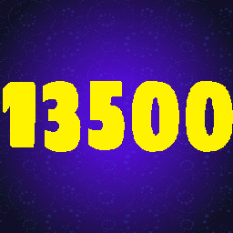 13500 Points