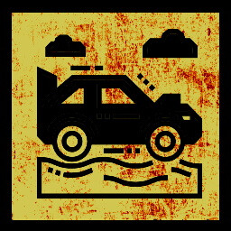 Icon for When in doubt, flat out