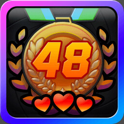 Get three heart in stage48