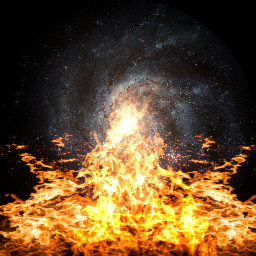 The Galaxy Aflame