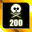 You have killed 200 enemies!