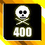 You have killed 400 enemies!