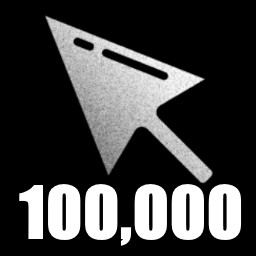 100,000 clicks