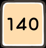 Icon for 140 moves