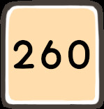 Icon for 260 moves