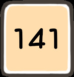 Icon for 141 moves