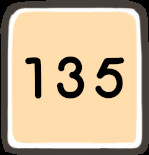 Icon for 135 moves