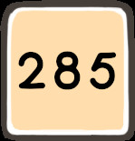 Icon for 285 moves