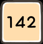 Icon for 142 moves