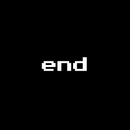 an end