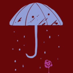 Icon for Hero with an umbrella