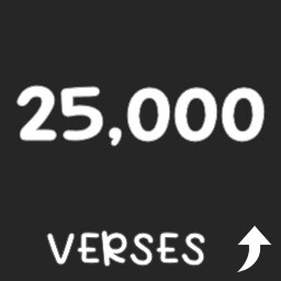 25,000 Verses
