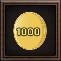 Icon for 1000 Coins!