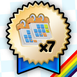 Icon for A week in a row