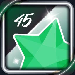 45 Green Stars