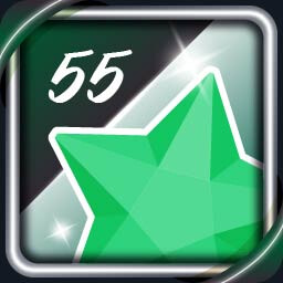 55 Green Stars