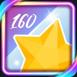 160 Yellow Stars