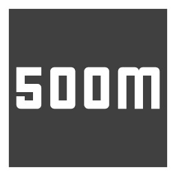 500m