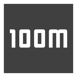 100m