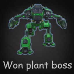 Plant boss defeated