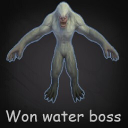 Water boss defeated