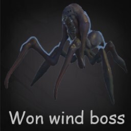 Evil wind boss defeated