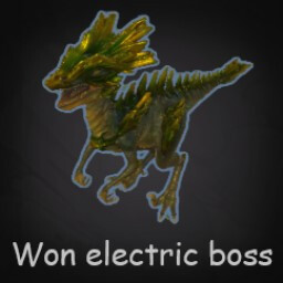 Electric boss defeated