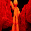 Scary rock monster