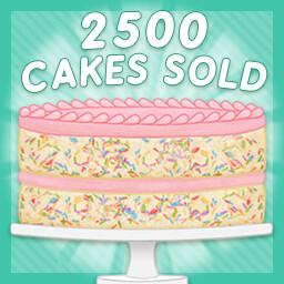 2,500 Cakes Sold!