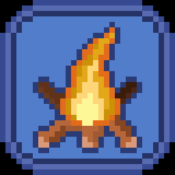 Extinguished the campfire!