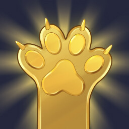 Icon for playful cat