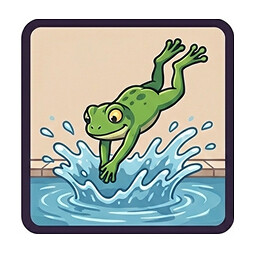 Splashdown achievement icon for Leap of Legends