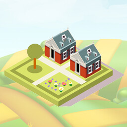 Community Service achievement icon for Farm RPG