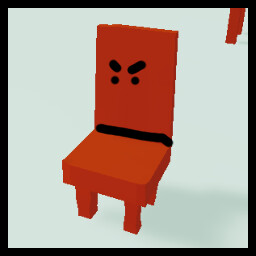 One aggressive chair...