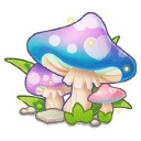 Huge Fluorescent Mushroom