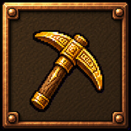 Legendary Miner achievement icon for Mining Miner